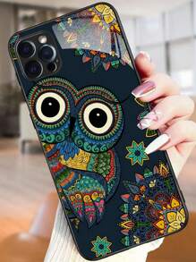 Ốp điện thoại kính cường lực chống rơi họa tiết động vật tương thích với iPhone/SAMSUNG/HUAWEI/XiAOMI/OPPO/OnePlus/Infinix Vỏ bảo vệ chắc chắn - Nhiều màu - Xem 1