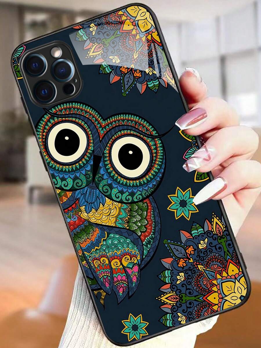 Ốp điện thoại kính cường lực chống rơi họa tiết động vật tương thích với iPhone/SAMSUNG/HUAWEI/XiAOMI/OPPO/OnePlus/Infinix Vỏ bảo vệ chắc chắn - Nhiều màu - Xem 1