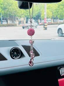 1 đồ trang trí treo xe bằng kim cương giả - Nhiều màu - Xem 2