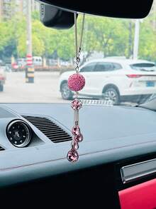 1 đồ trang trí treo xe bằng kim cương giả - Nhiều màu - Xem 4