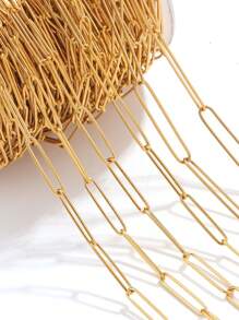 1 dây chuyền DIY bằng thép không gỉ thời trang dành cho nữ để làm trang sức DIY - Vàng - Xem 2