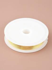 1 Rolle 25 M/rolle 0,02 Cm Diy-metalldraht Zur Schmuckherstellung, Geeignet Für Armbänder Und Halsketten