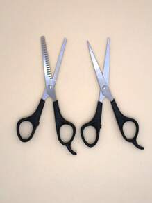 2入組專業直剃刀理髮剪刀套裝 - 彩色 - 查看 1