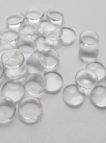 100pcs 12 MM Round Transparent Glass Cabochons
