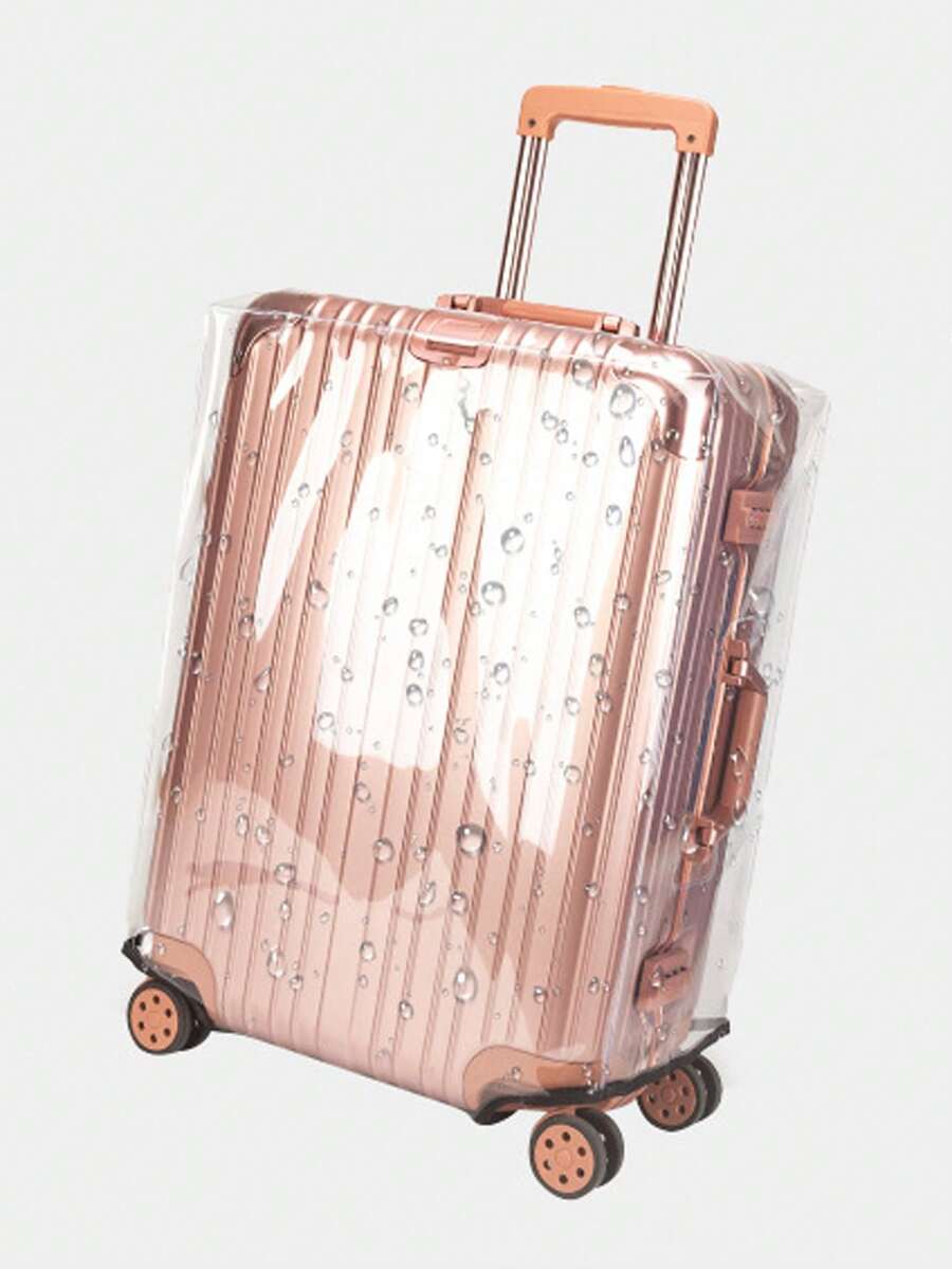 Clear PVC Luggage Cover Waterproof Luggage Covers Suitcase Protective Cover For Holiday For Vacation  Travel Essentials Travel Accessories - Clear - View 1