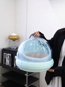 1pc Portable Pet Carrier Bag For Dog For Outdoor - Blue - View 2