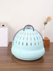 1pc Portable Pet Carrier Bag For Dog For Outdoor - Blue - View 3