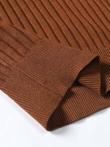 Manfinity Homme Men Solid Ribbed Knit Top