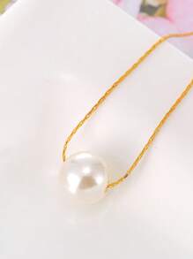人造珍珠裝飾項鍊