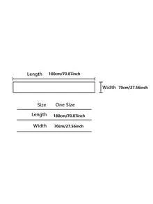 1件装女士四季通用佩斯利花纹腰果提花多功能羊绒披肩围巾，带流苏，时尚保暖礼品 - 藍色 - 查看 6
