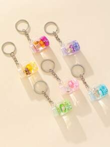 6 piezas Llavero bebida accesorio - Multicolor - Ver 3