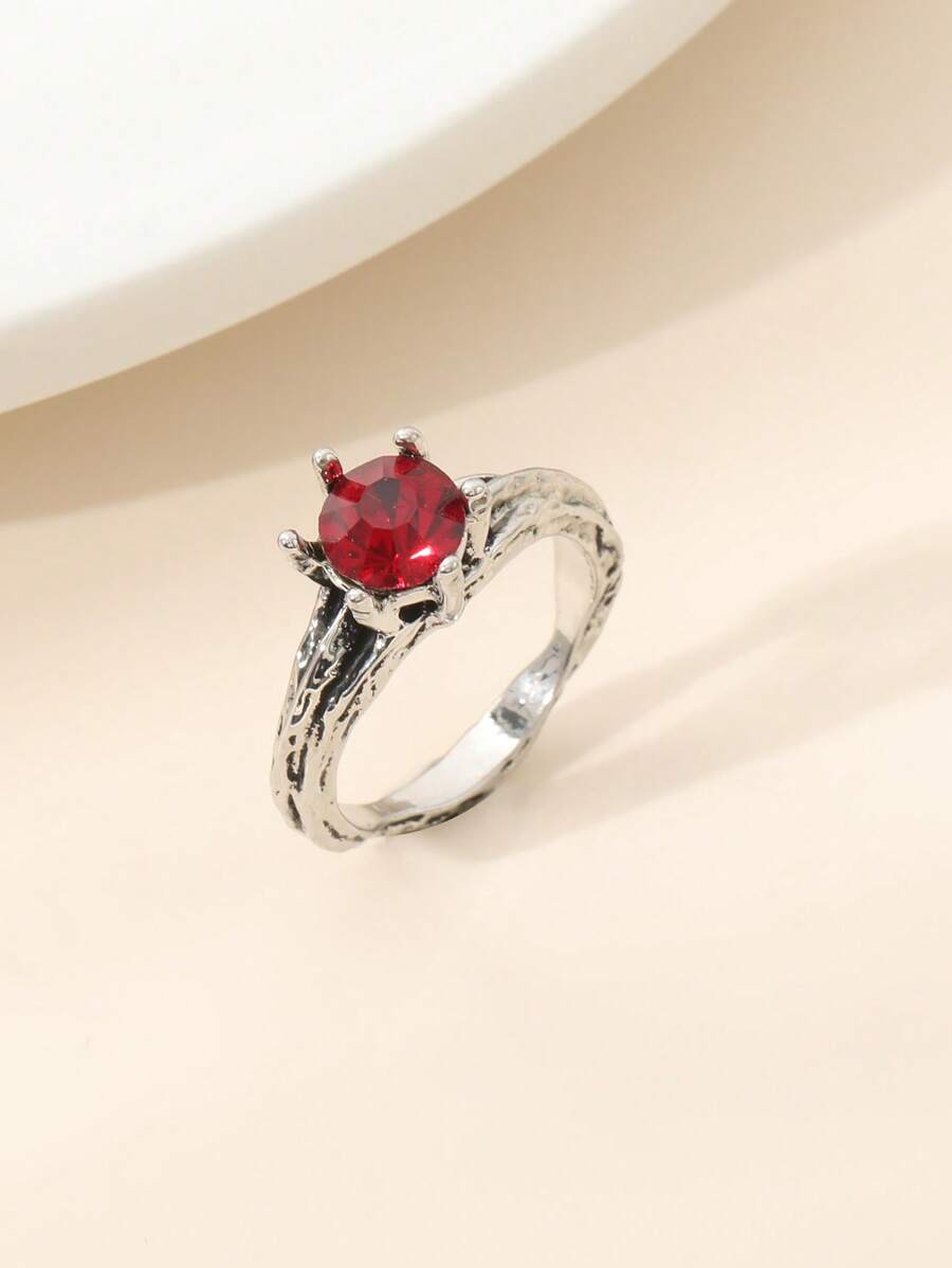 Nhẫn Trang Trí Đá Cubic Zirconia - Nhiều màu - Xem 1
