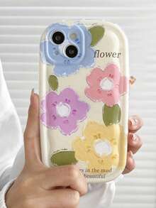 Funda para móvil con estampado floral - Multicolor - Ver 2