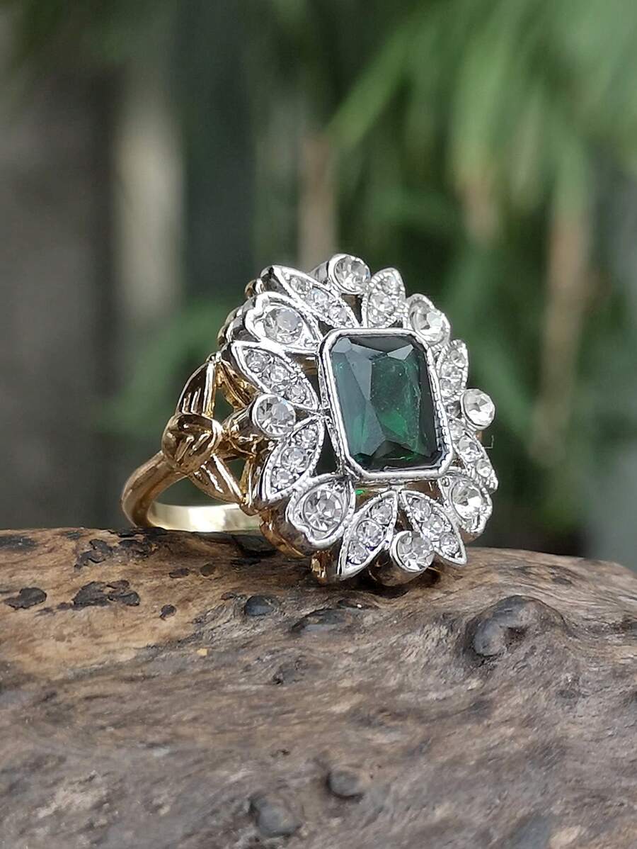 Nhẫn Trang Trí Đá Cubic Zirconia - Nhiều màu - Xem 1
