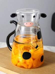 1入組玻璃奶牛圖案水鍋