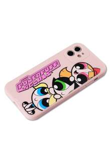 The Powerpuff Girls | ROMWE Funda para móvil con estampado de dibujos animados - Multicolor - Ver 2