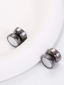 1套隨機派對禮物胸針披肩圍巾磁扣頭巾圍巾扣 - 槍黑色 - 查看 2