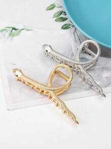 2入組女士蛇設計時尚髮爪適用於頭髮裝飾用品 - 彩色 - 查看 1