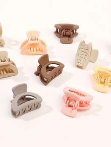 16 cái Sáp vuốt tóc nửa tròn có tông màu ấm mùa xuân Frosted 2,5 CM - Nhiều màu - Xem 4