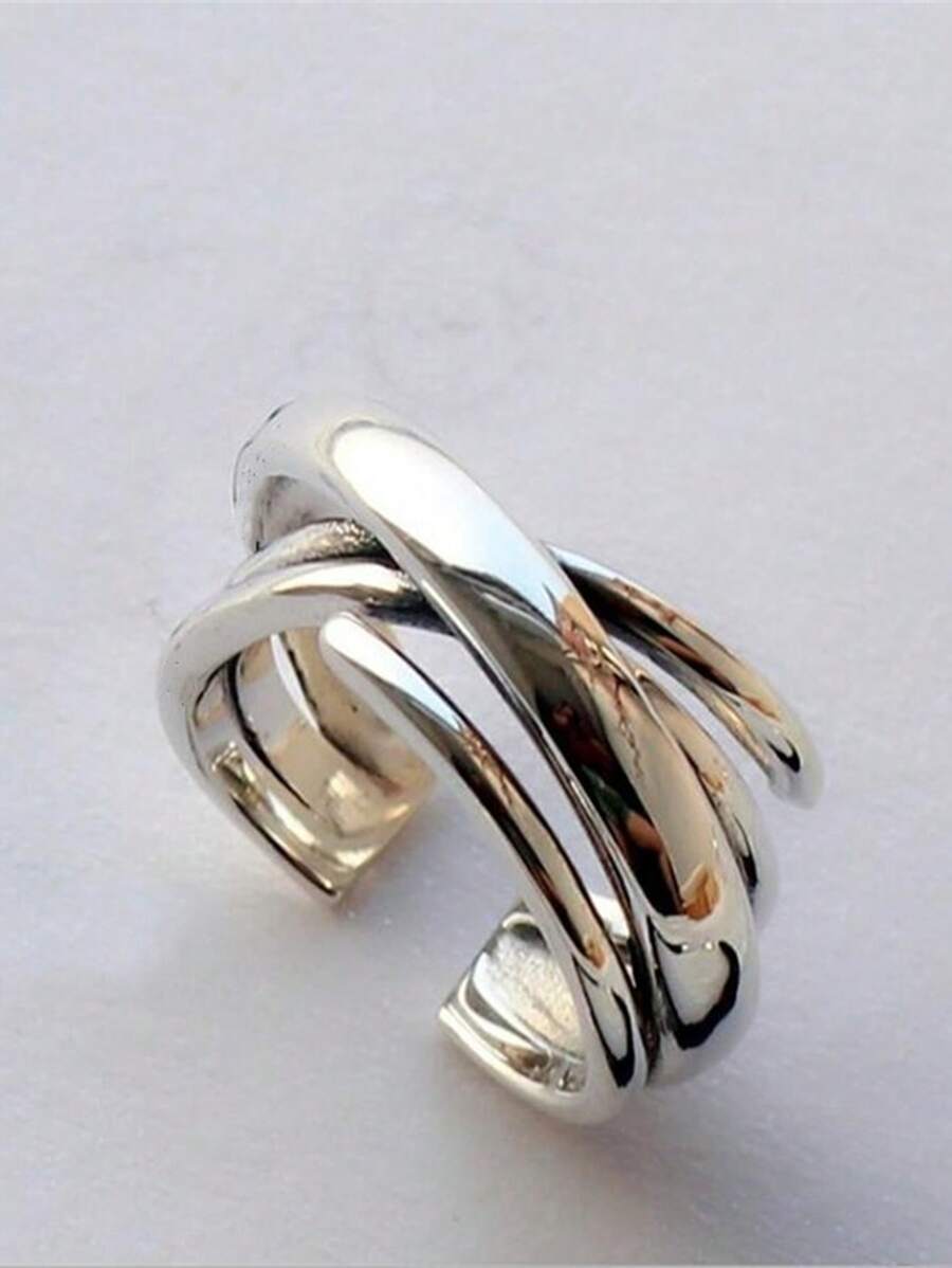 Criss Cross Cuff Ring