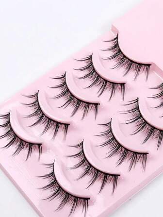 Manga Lashes, 5 paires de faux cils à bande complète