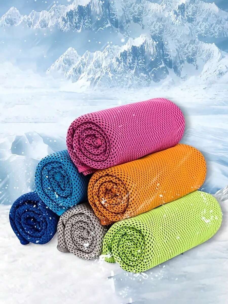 1 pieza Toalla deportiva de secado rápido - Gris Oscuro - Ver 1