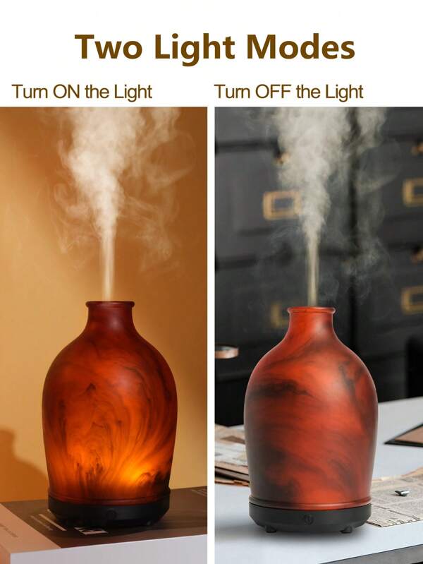 1pc ABS Essential Oil Diffuser, Modern Jar Shaped Electric Aroma Diffuser For Home SHEIN USA