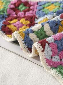 1 件装 女士混色花朵装饰时尚发带 适用于头发装饰 波西米亚风、学校风 - 彩色 - 查看 6