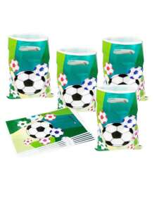 30 bolsas de regalo de fútbol. - Verde - Ver 1
