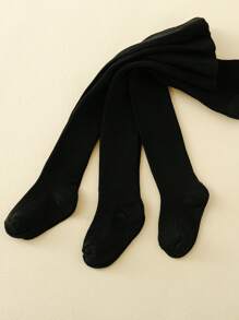 3 piezas Mallas a rayas blanco y negro para niños, adecuados para uso diario