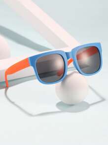 1 cặp kính thời trang khung vuông có thể gập lại cho trẻ em cho cuộc sống hàng ngày - Nhiều màu - Xem 3