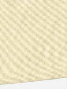 SHEIN EZwear Áo khoác và áo lót dành cho xe tăng nữ Thêu Gân đan Hoạt hình Hoa Giải trí - Màu be - Xem 5