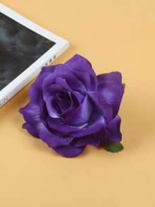 1入組女士玫瑰花髮夾非常適合跳舞、波西米亞風格、度假、拍照、節日、派對配飾