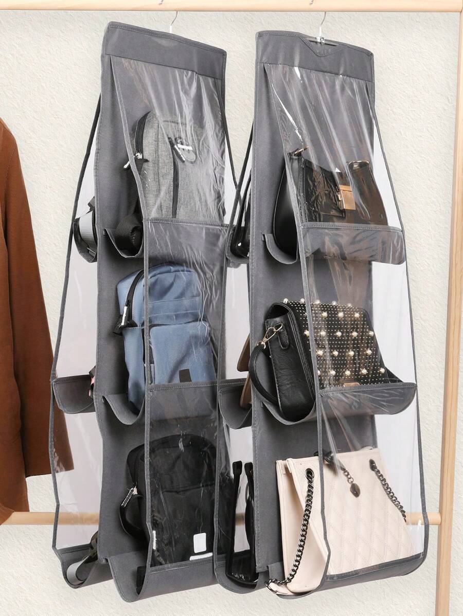 1入組懸掛包收納袋 - 深灰色 - 查看 1