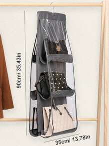 1入組懸掛包收納袋 - 深灰色 - 查看 3