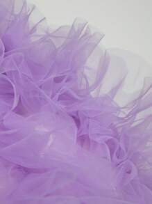 Hauture Layered Ruffle Frill Tie Front Top