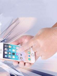 100只/包 一次性食品接触TPE手套，弹性好，耐用 - 白色 - 查看 5