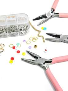 1入組鋁合金多功能迷你圓形鼻子鉗 - 彩色 - 查看 3