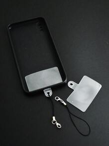 Cái/bộ Trắng Trong Dây Điện Thoại Miếng & 2 Cái/bộ Đen Dây Điện Thoại & 2 Cái/bộ Dây Cho Tự Làm Vòng Tay Vòng Cổ - Đen và trắng - Xem 2