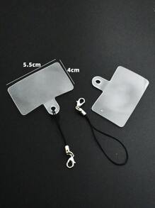 Cái/bộ Trắng Trong Dây Điện Thoại Miếng & 2 Cái/bộ Đen Dây Điện Thoại & 2 Cái/bộ Dây Cho Tự Làm Vòng Tay Vòng Cổ - Đen và trắng - Xem 3