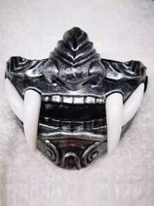 1入組萬聖節半臉面具，萬聖節派對萬聖節恐怖面具