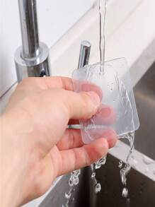 10pcs/set PMMA Tape, Modern Punch-free Waterproof Strong Adhesive Patch For Home - Clear - View 2