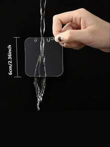 10pcs/set PMMA Tape, Modern Punch-free Waterproof Strong Adhesive Patch For Home - Clear - View 3