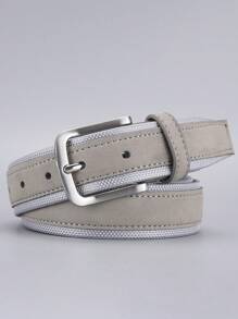 1pc Men Buckle Decor Fashion Belt For Daily Decoration - Multicolor - View 2