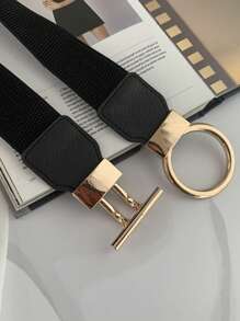 1 件女士弹力腰带，适合连衣裙、外套、毛衣、裤子、裙子夏季、秋季、万圣节