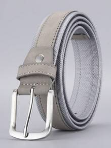 1pc Men Buckle Decor Fashion Belt For Daily Decoration - Multicolor - View 3