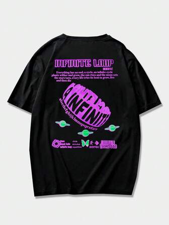 Street Life Guys Slogan Graphic Tee