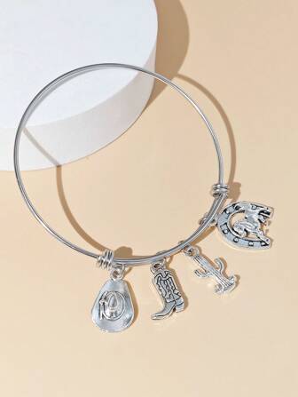 靴子和帽子墜飾手鐲