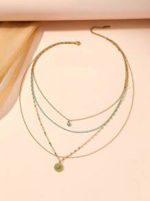 Hihho Kalung berlapis - Yellow Gold - View 2