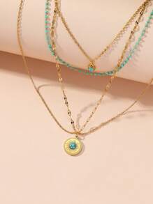 Hihho Kalung berlapis - Yellow Gold - View 3